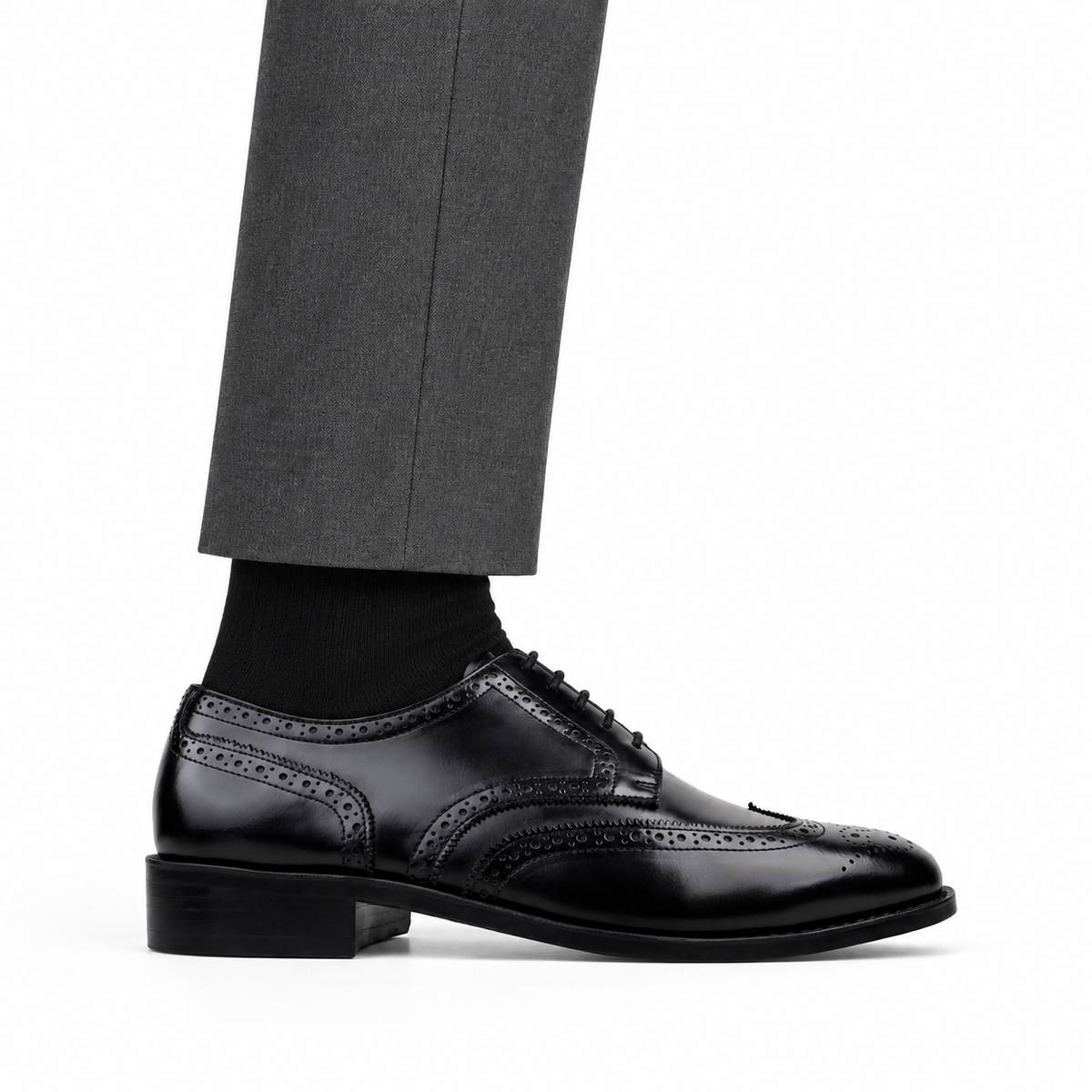 Arthur - Men's Black Calf Leather Derby