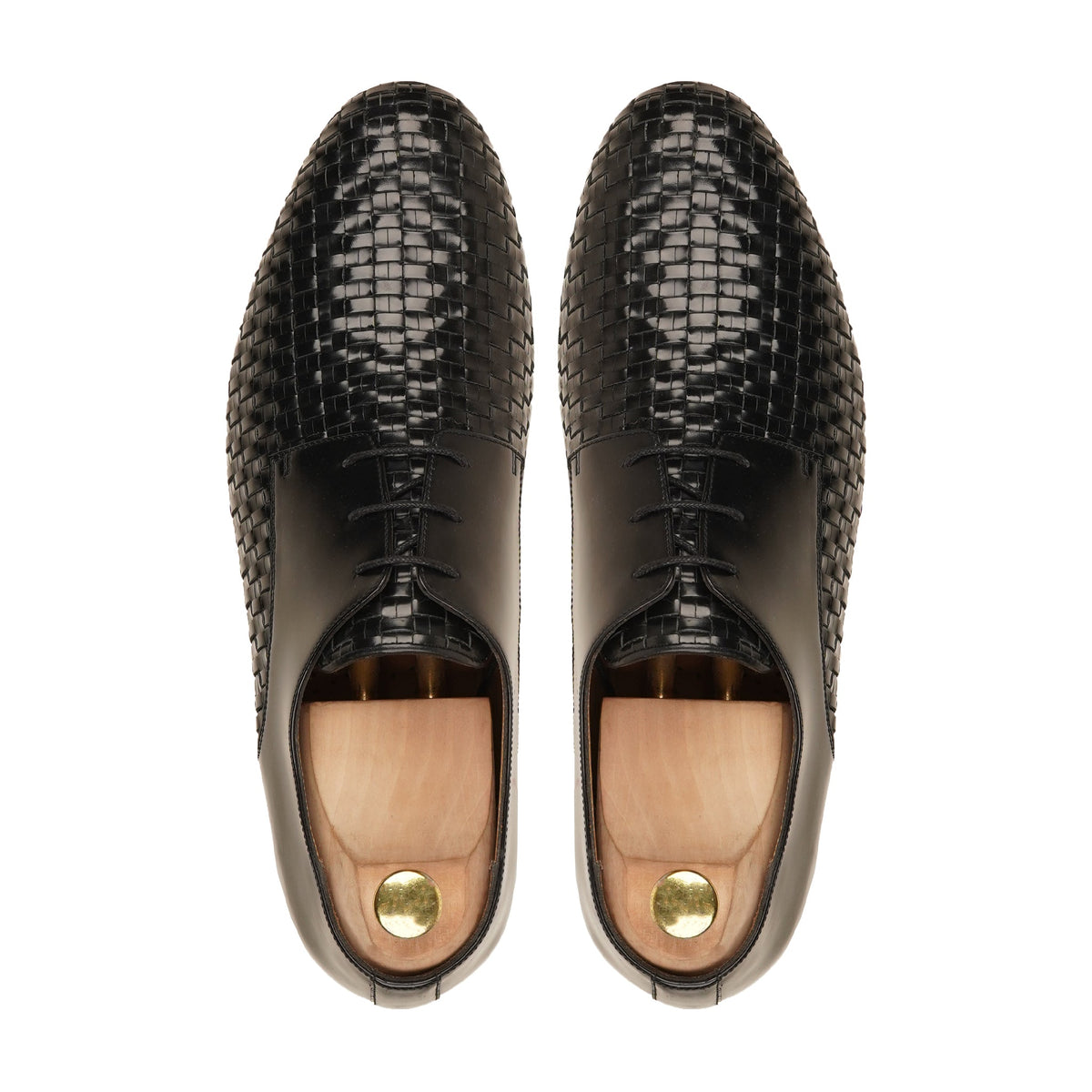 Aiken - Men's Calf and Hand Woven Calf Leather Derby Shoe