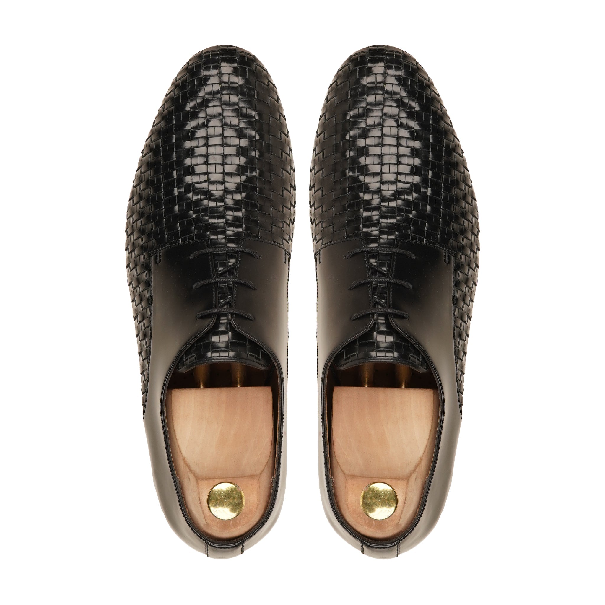 Aiken - Men's Calf and Hand Woven Calf Leather Derby Shoe