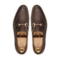 Parma - Men's Dark Brown Pebble Grain Leather Loafer