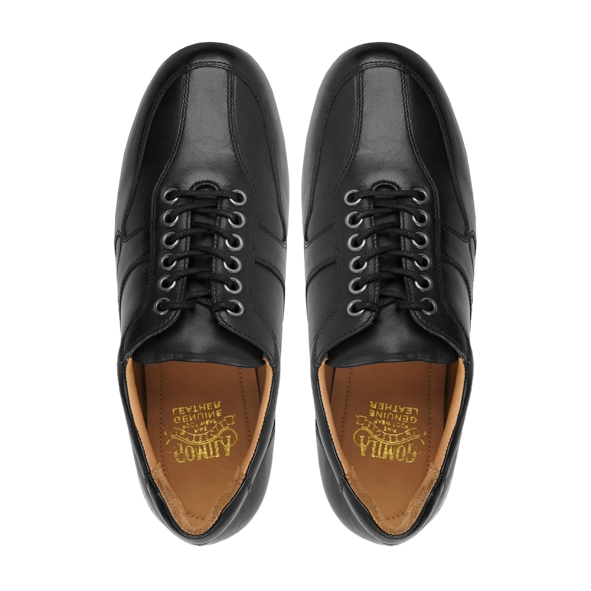 Cruze - Men's Black Calf Leather Jogger