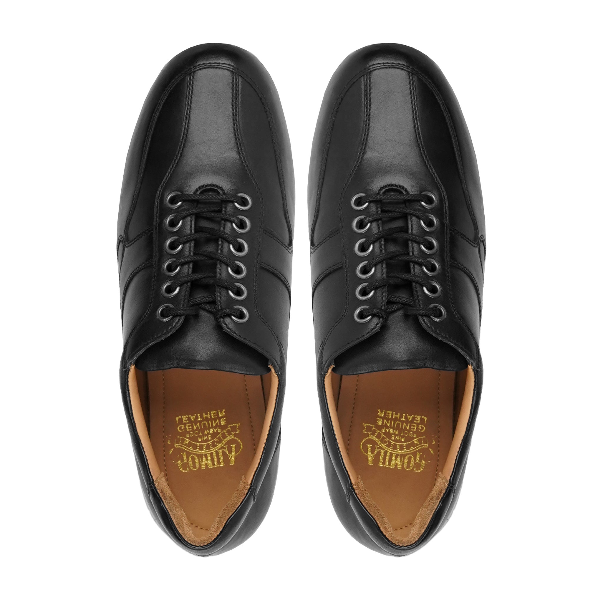 Cruze - Men's Black Calf Leather Jogger