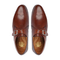 Zajburg- Men's Tan Calf Leather Single Monkstrap