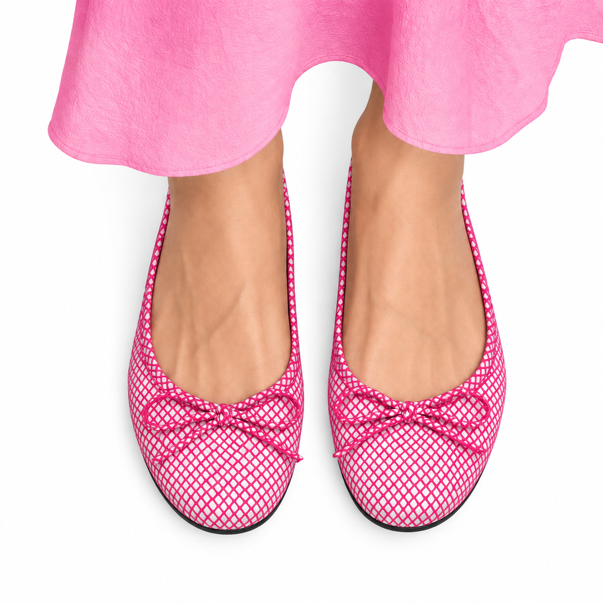 Hany - Ladies Pink Betty Suede Pump