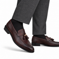 Lukas - Men's Brown Patina Calf Leather Loafer