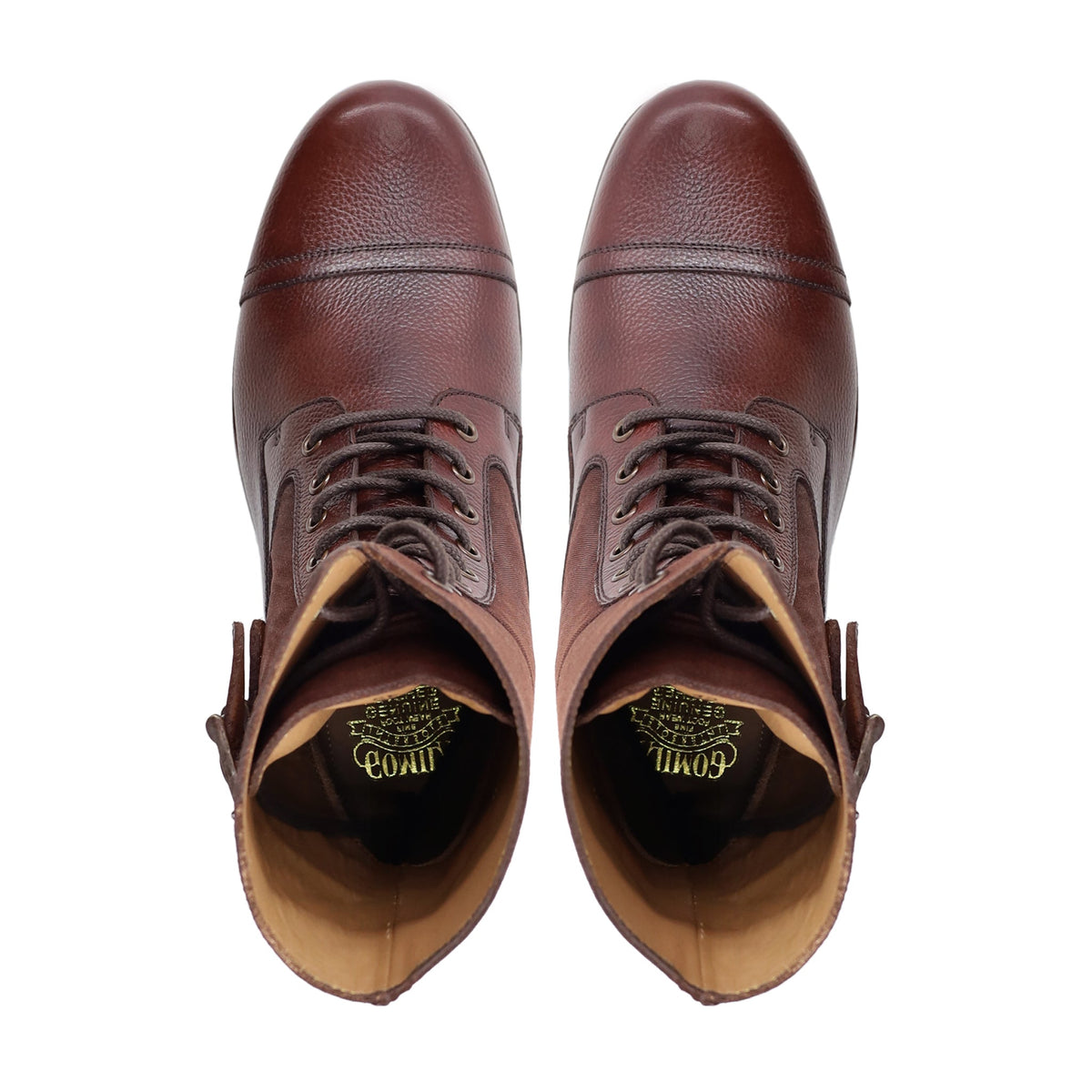 Okmok - Men's Oxblood Pebble Grain Leather Boot