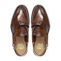 Garey - Men's Brown Box Leather High Shine Sandal