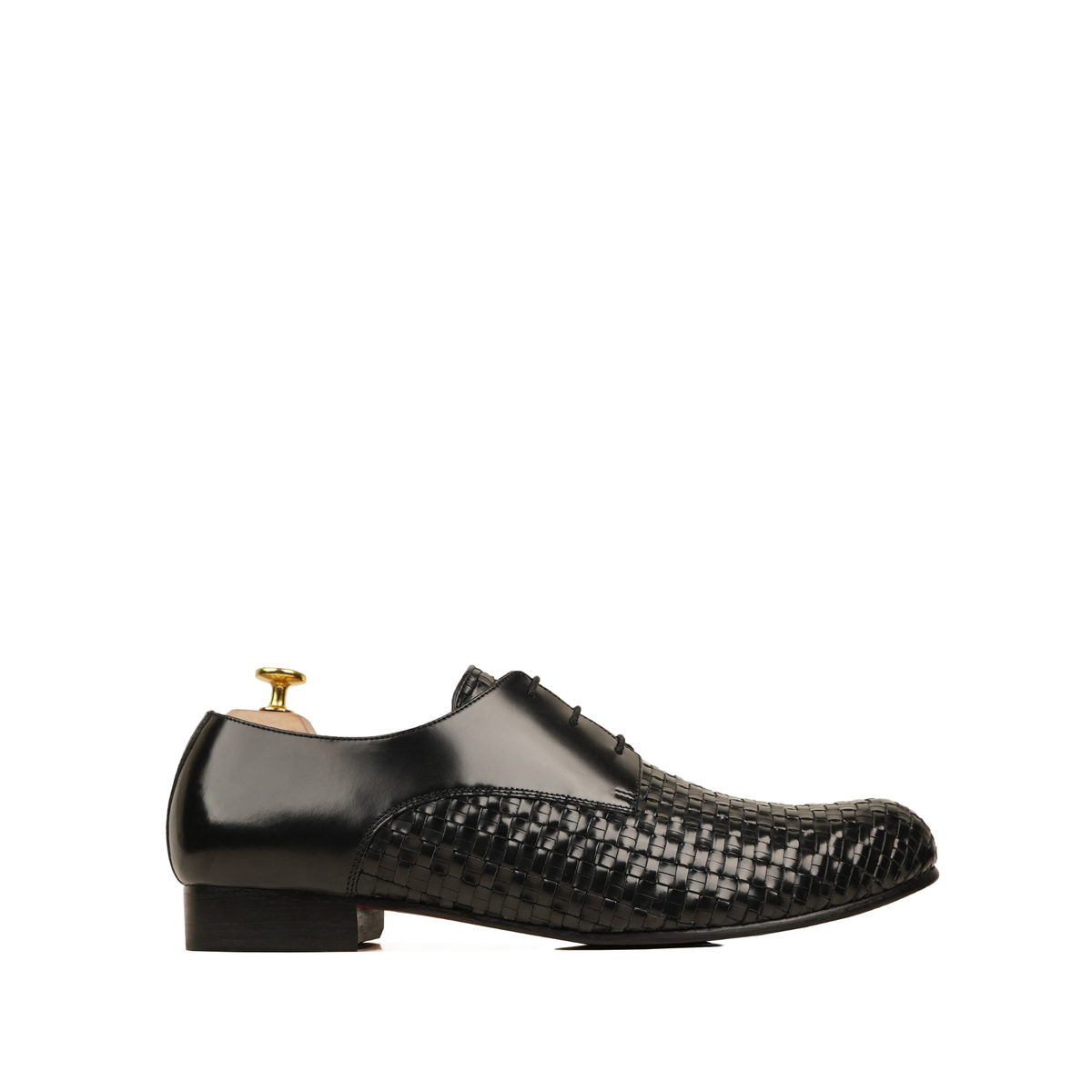 Aiken - Men's Calf and Hand Woven Calf Leather Derby Shoe