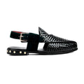 Alder - Men's Black Patent Leather Sandal