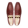 Alessandro - Men's Oxblood Calf Hand Woven Leather Loafer
