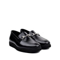 Alex -  Children's Black Leather Loafers