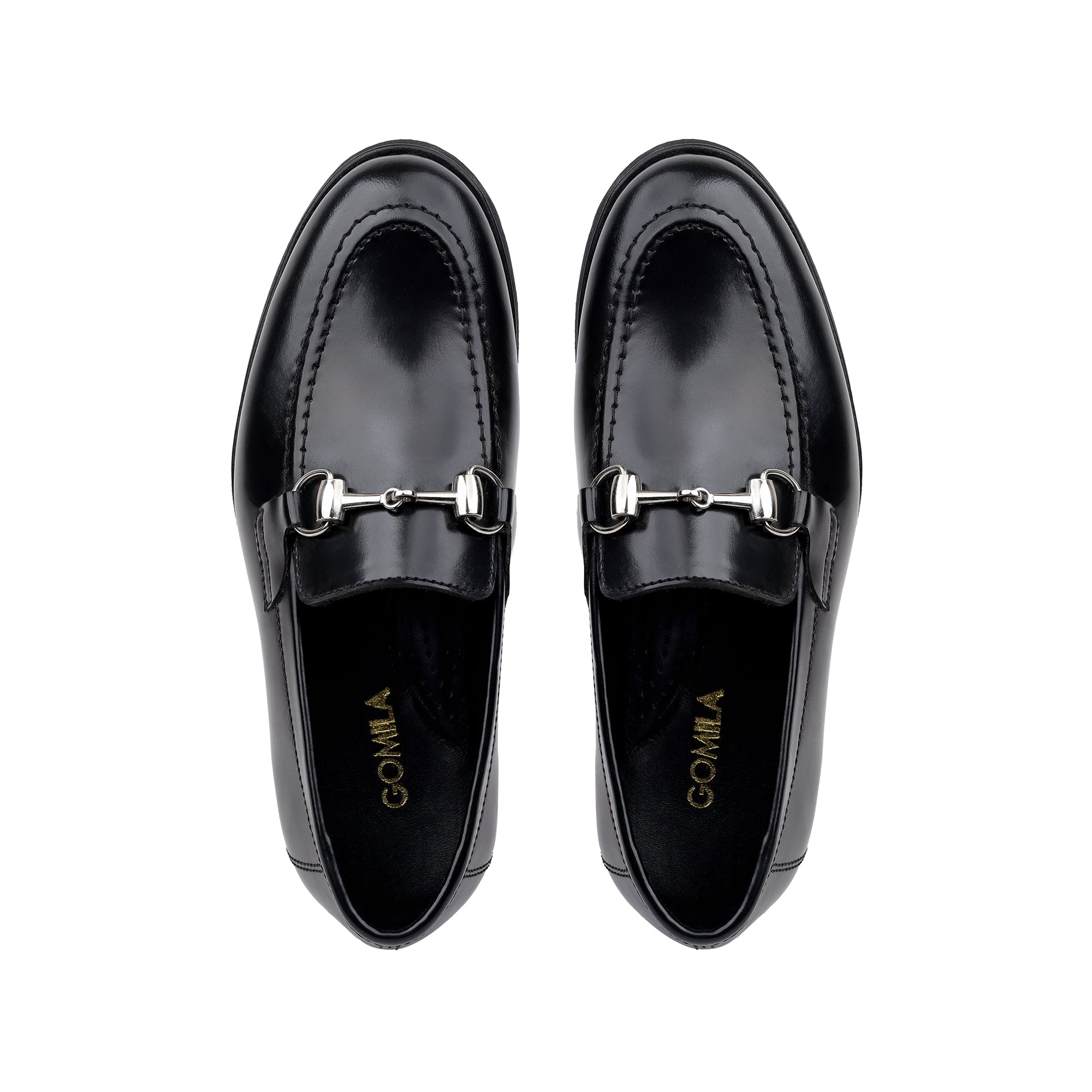 Alex -  Children's Black Leather Loafers