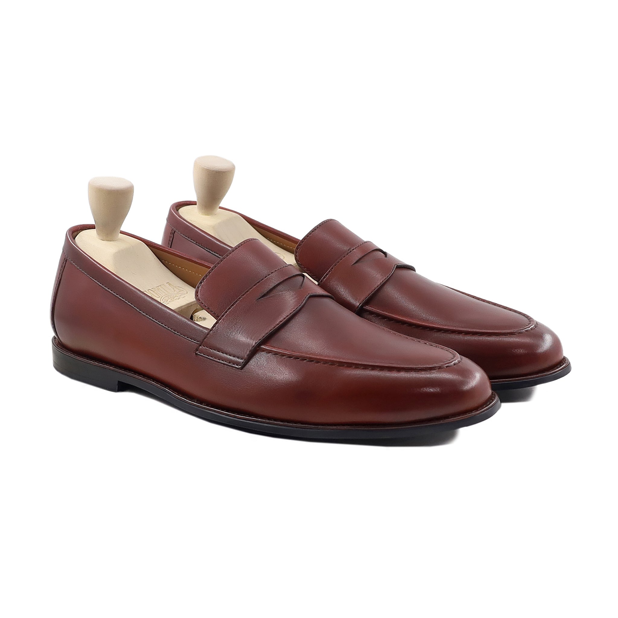 Anner - Men's Oxblood Calf Leather Loafer