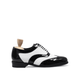 Arley - Men's Black Patent and White Box Leather High Shine Oxford Shoe