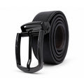Avex - Men's Black and Dark Brown two Side Calf Leather Belt
