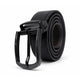 Avex - Men's Black and Dark Brown two Side Calf Leather Belt