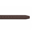 Avex - Men's Black and Dark Brown two Side Calf Leather Belt