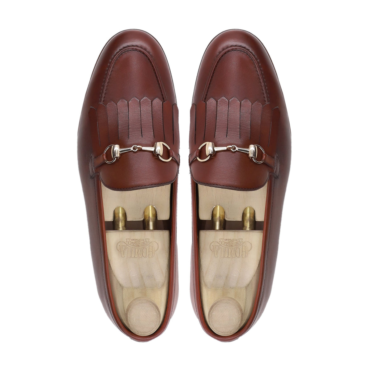 Ifeta - Men's Reddish Brown Calf Leather Loafer