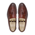 Brenti - Men's Reddish Brown Calf Leather Loafer