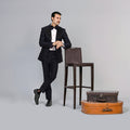 Hammer - Men's Black Calf Leather Wholecut Shoe
