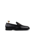 Bennett - Men's Black Pebble Grain Leather Loafer