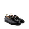 Bennett - Men's Black Pebble Grain Leather Loafer