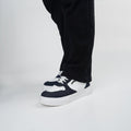 Benzema - Men's White and Blue Sneaker