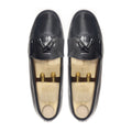 Bertha - Men's Black Box Leather High Shine Loafer