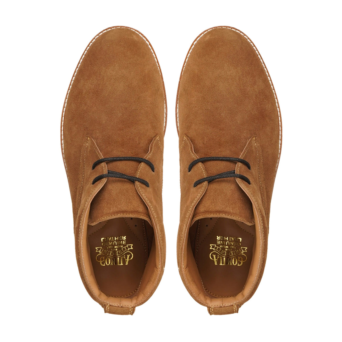 Cadmonix - Men's Camel Kid Suede Chukka Boot