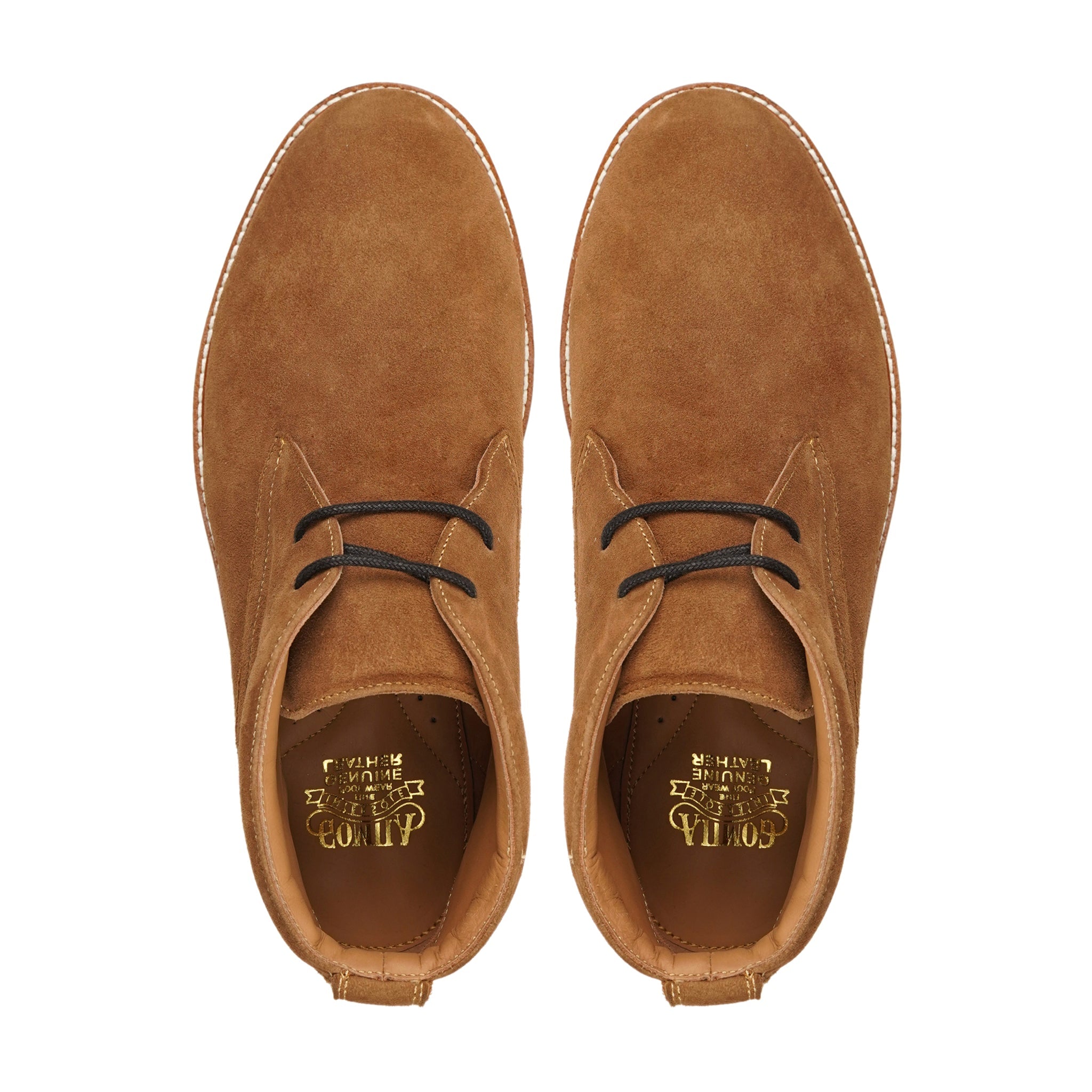 Cadmonix - Men's Camel Kid Suede Chukka Boot