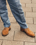 Ptuj - Men's Camel Kid Suede Oxford Shoe