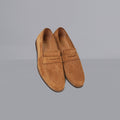 Lodzy - Men's Camel Kid Suede Loafer