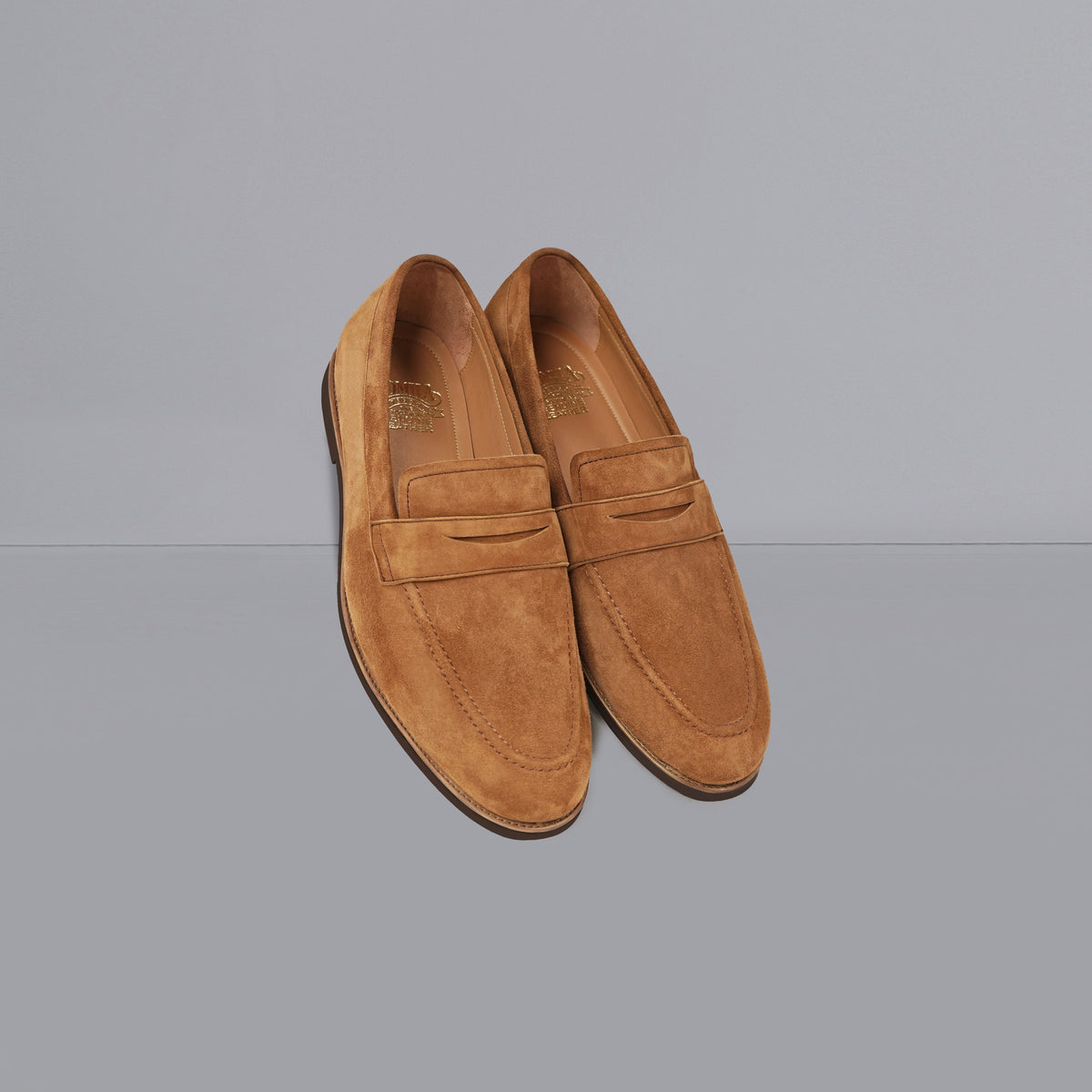 Lodzy - Men's Camel Kid Suede Loafer