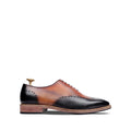 Carlo - Men's Tan Patina Calf Leather Goodyear Welted Bespoke Oxford
