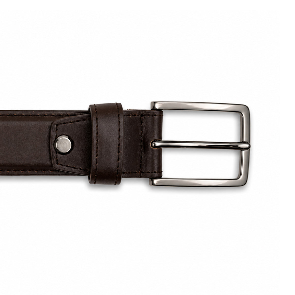 Xelto - Men's Dark Brown Leather Belt