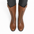Boston - Men's Tan Pull Up Leather Riding Boot