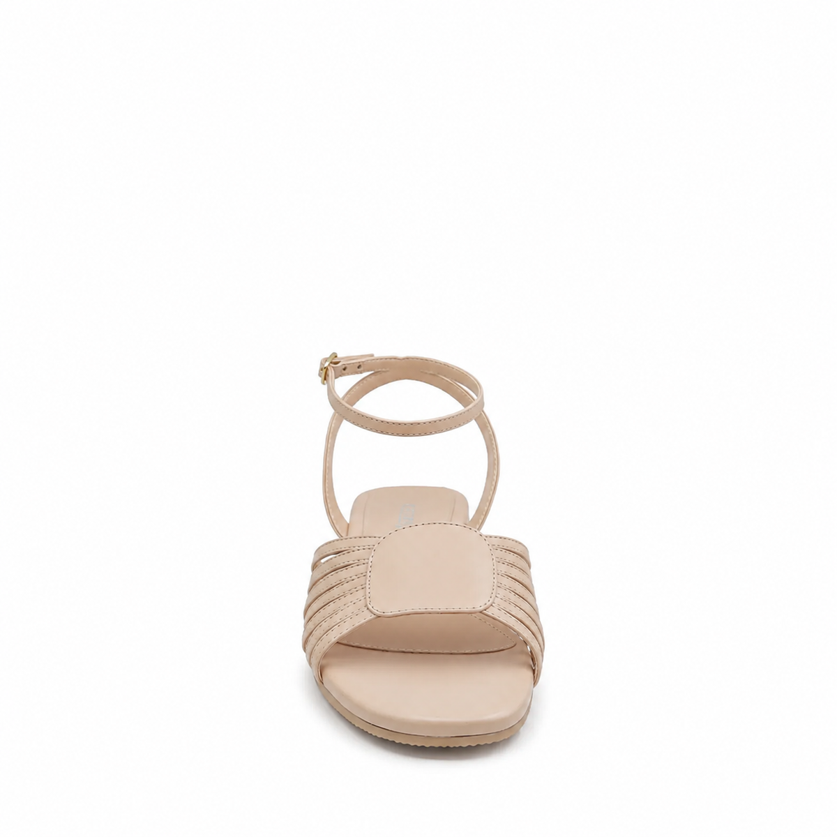 Bella - Women's Beige Strapped Sandal
