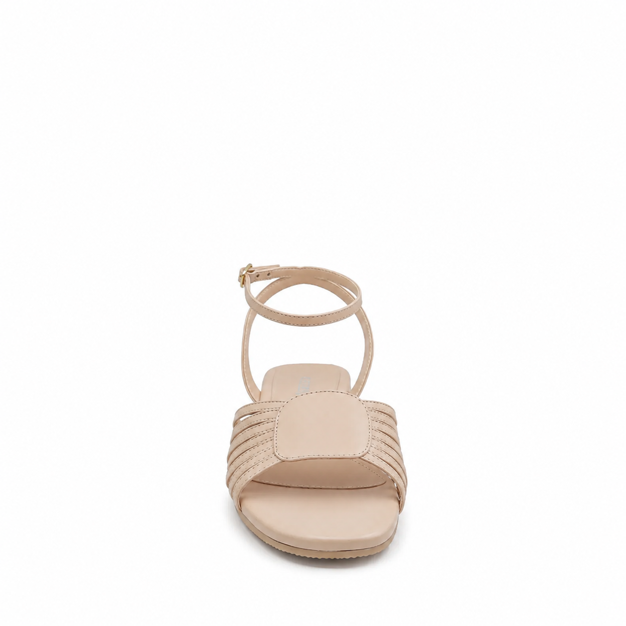 Bella - Women's Beige Strapped Sandal