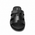 Erif - Men's Black Calf Leather Slipper