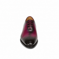 Jorge - Men's Fuchsia Patina Calf Leather Wholecut Shoe