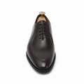 Camilo - Men's Dark Brown Calf Leather Wholecut Shoe