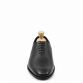 Bauska - Men's Black Pebble Grain Leather Wholecut Shoe