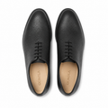 Bauska - Men's Black Pebble Grain Leather Wholecut Shoe