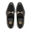 Civita - Men's Black Calf Leather And Kid Suede Loafer