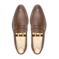 Campania - Men's Brown Pebble Grain Leather Loafer