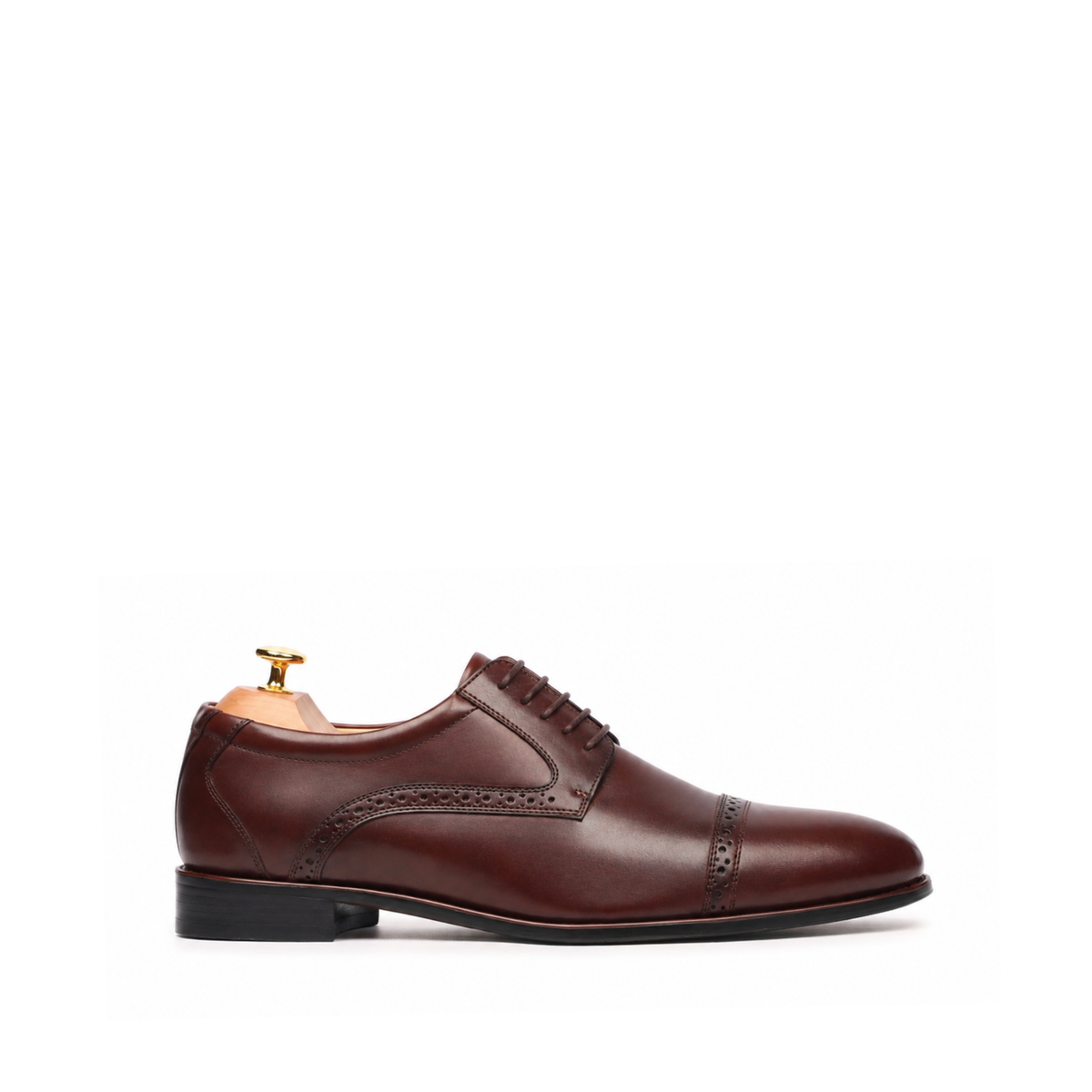 Crispin - Men's Oxblood Calf Leather Derby