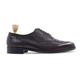 Fernando - Men's Dark Brown Calf Leather Wholecut Shoe
