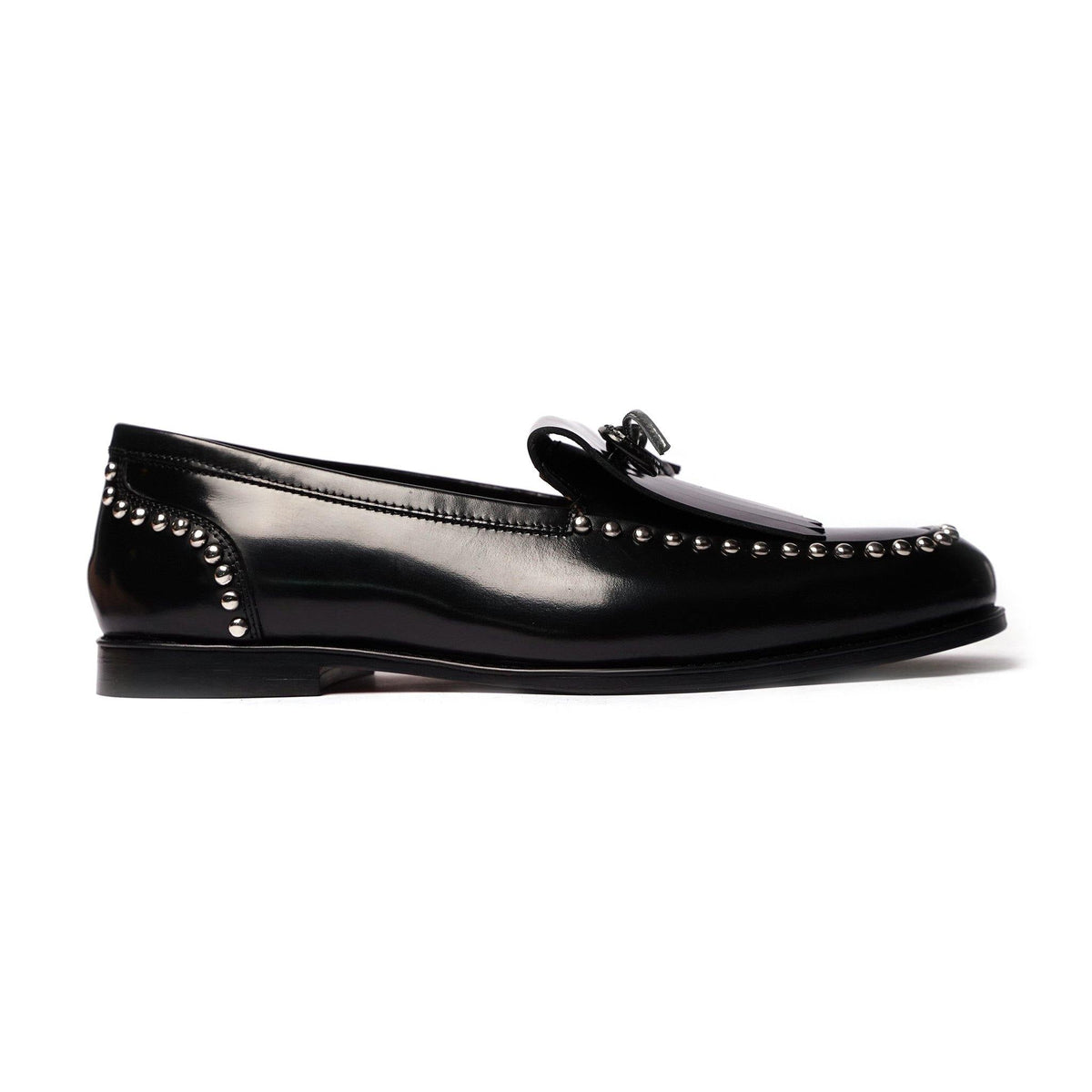 STUDDED APRON FRINGE LOAFER - Gomila Intersole