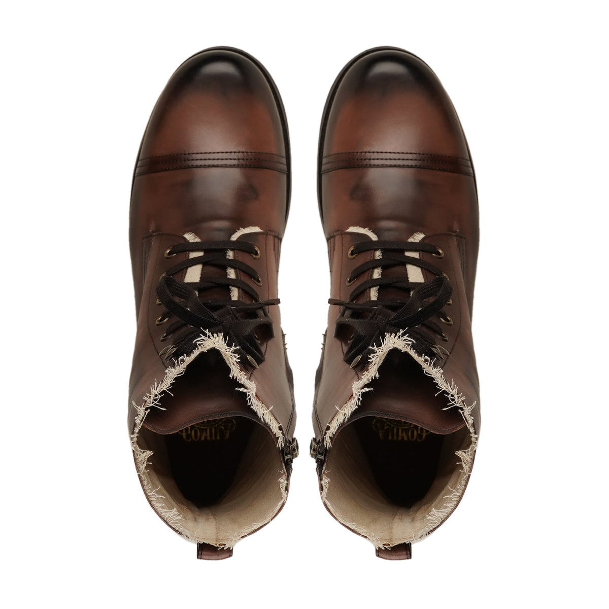 Ptolemadia - Men's Burnished Brown Calf Leather Boot
