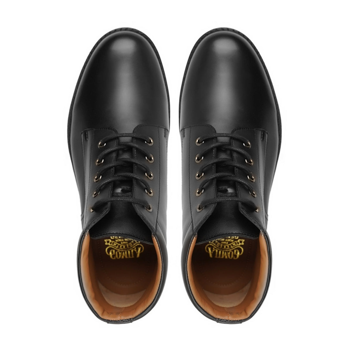 Edinet - Men's Black Calf Leather Boot